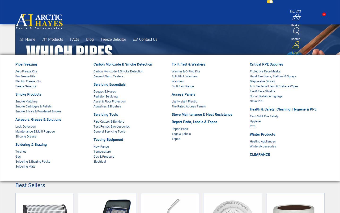 Arctic Hayes Ltd Website