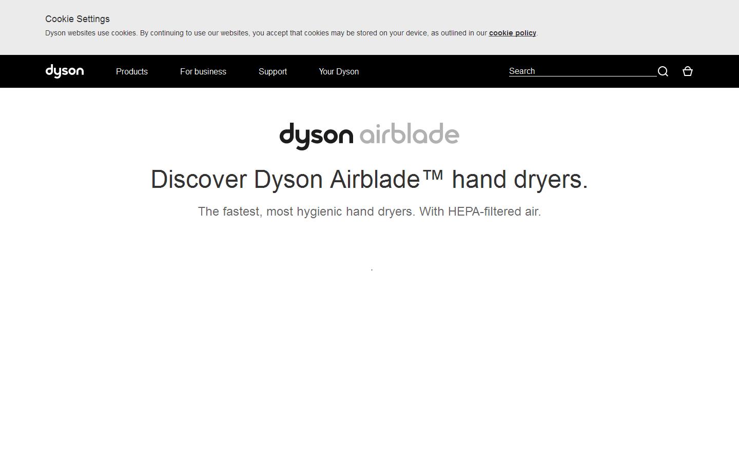 Dyson Website