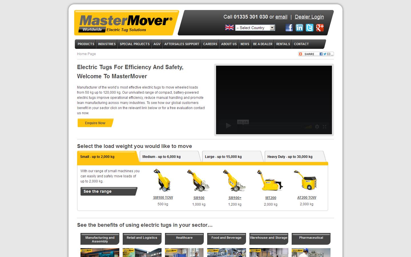 Master Mover Website