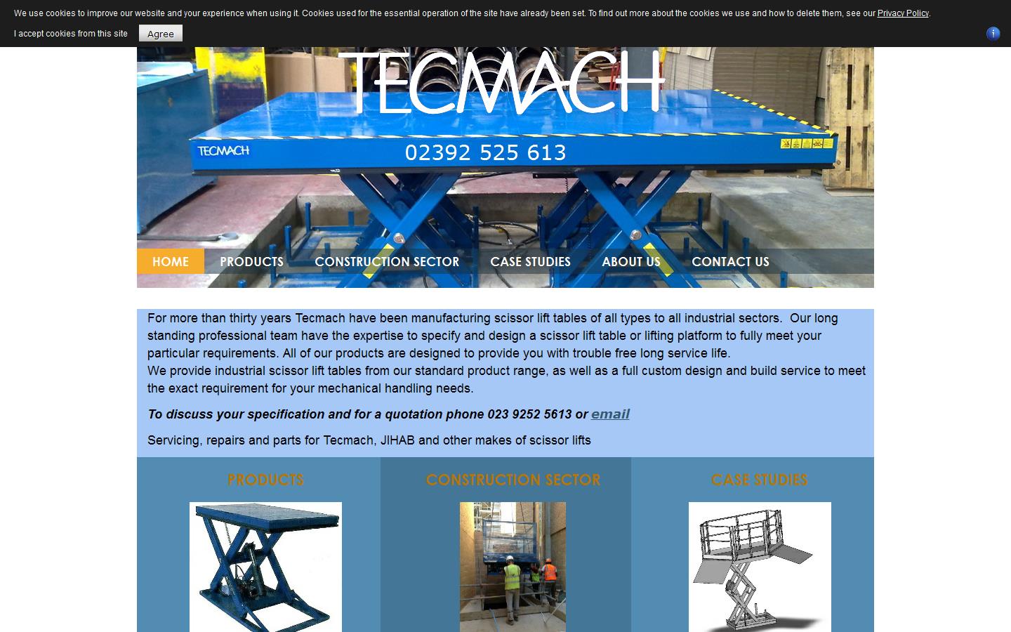 Tecmach Website