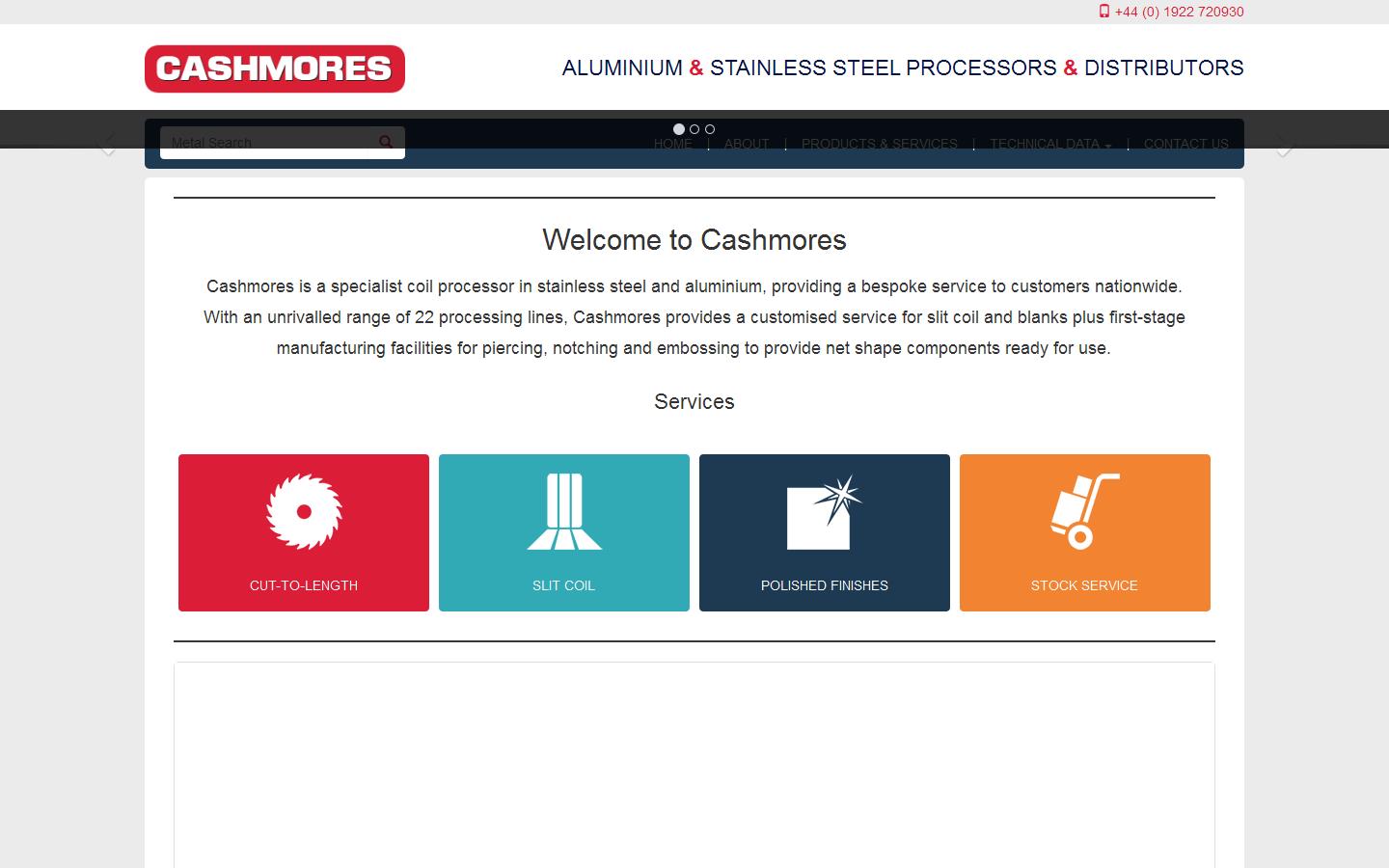 Cashmores Metals Ltd Website