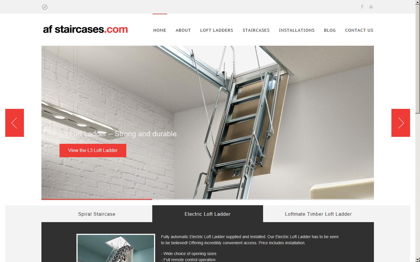 A F Staircase Systems Ltd Website