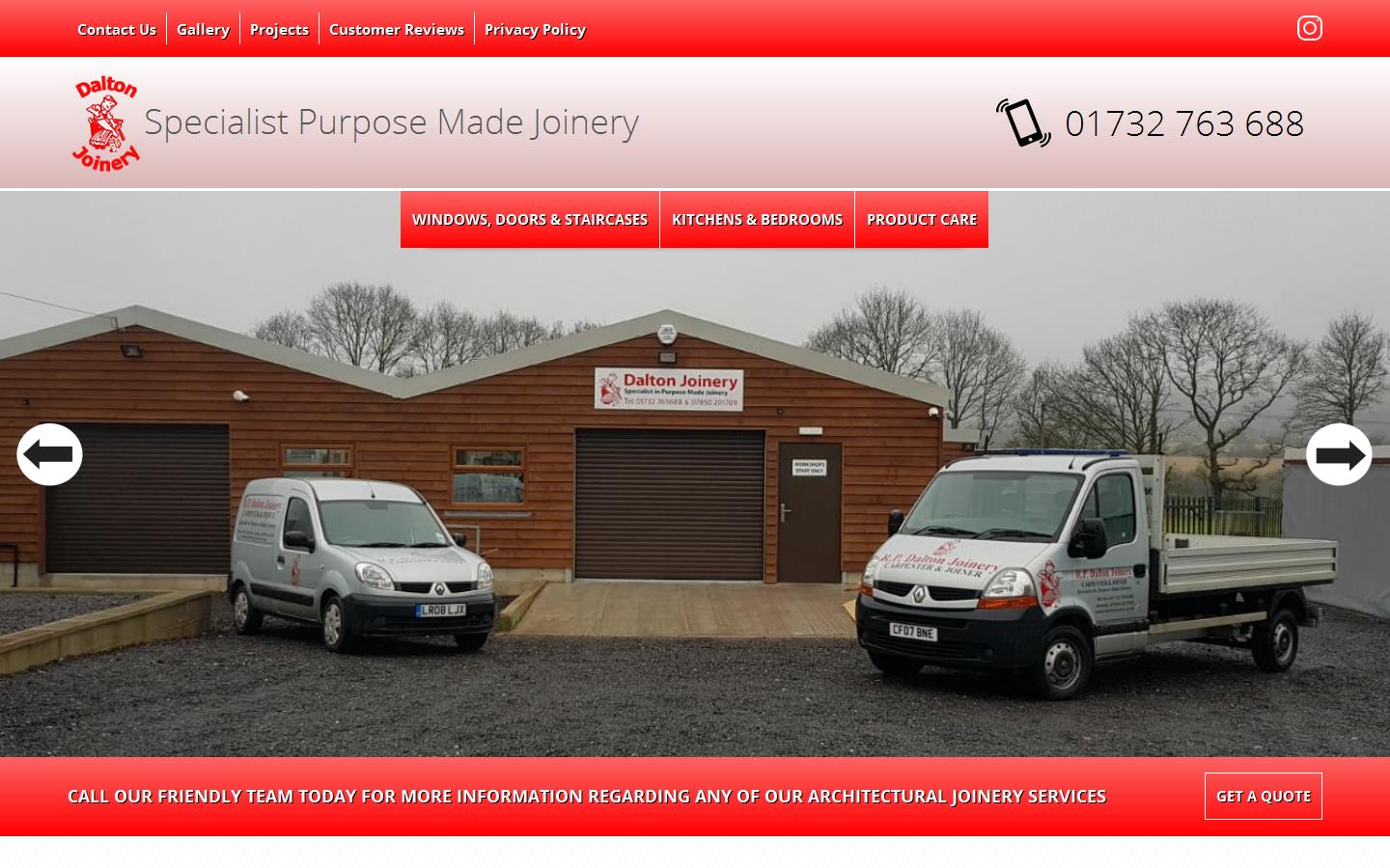 Dalton Joinery Website