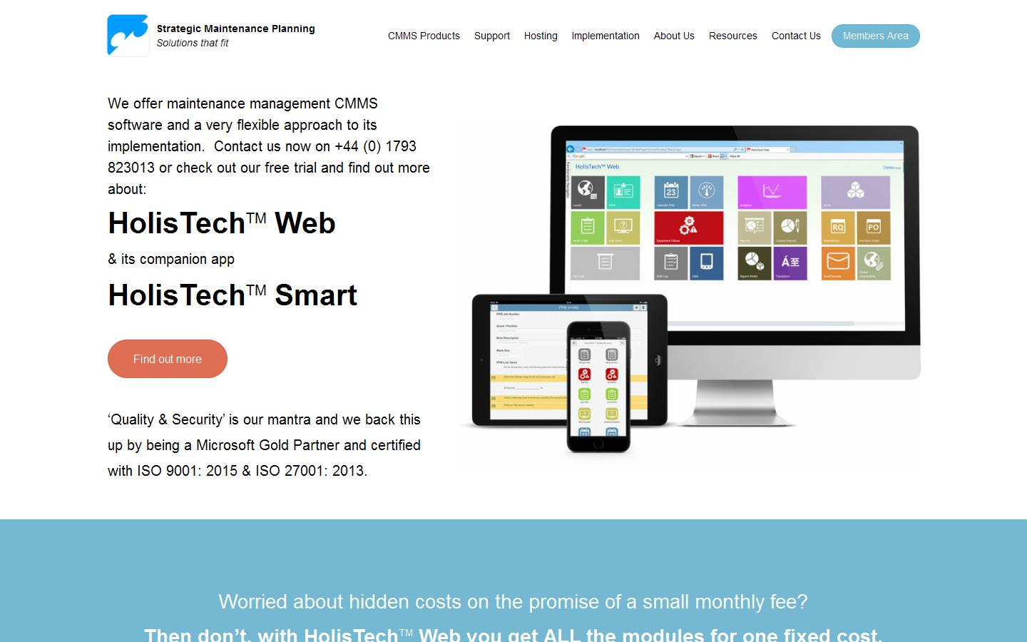 Strategic Maintenance Planning Website