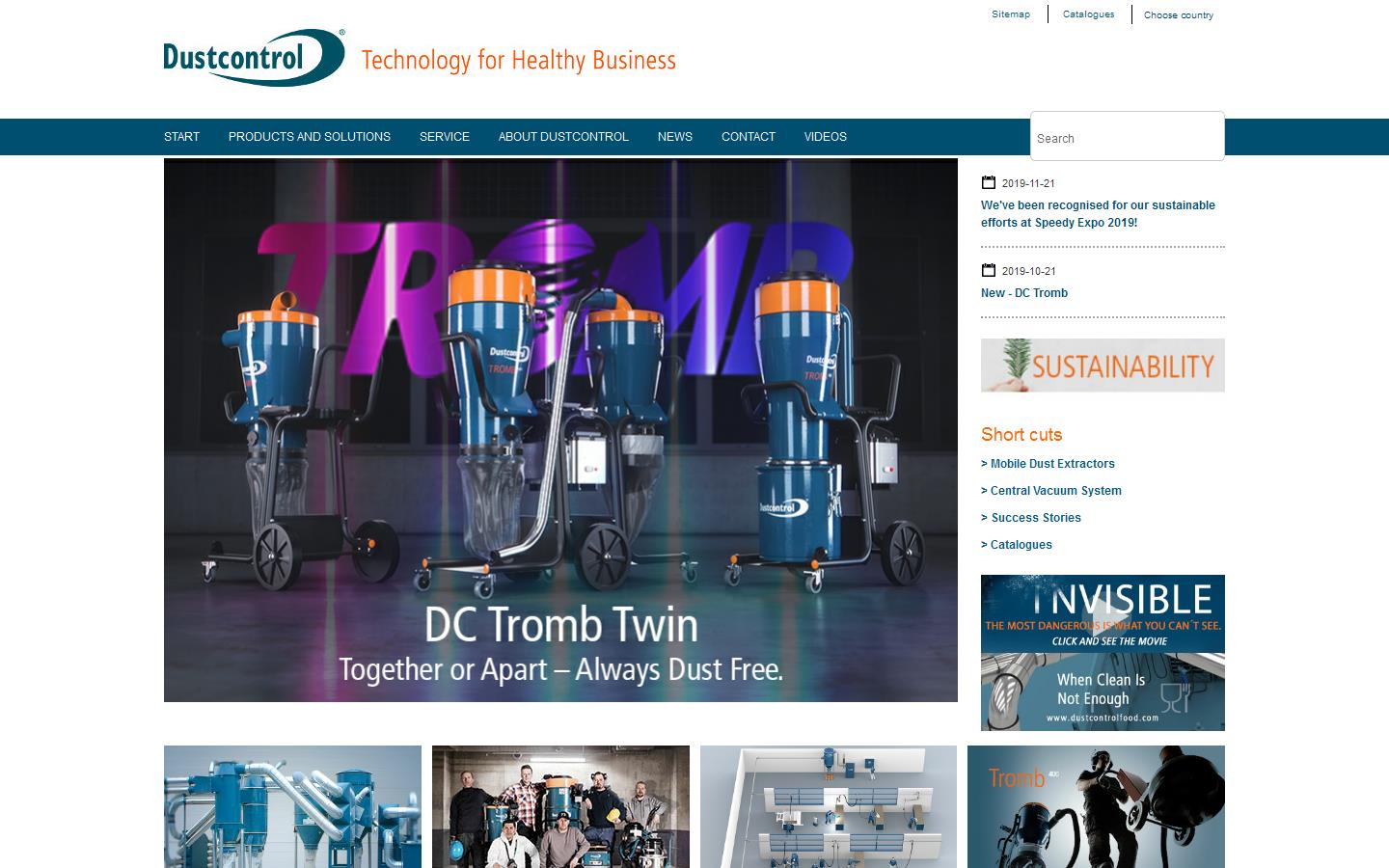 Dustcontrol UK Website