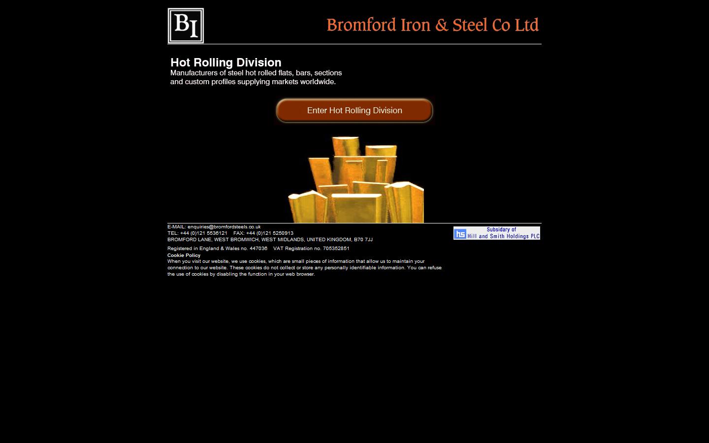 Bromford Iron & Steel Co. Ltd Website