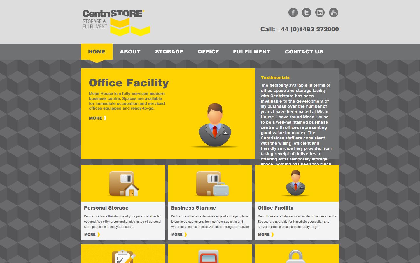 Centristore Website
