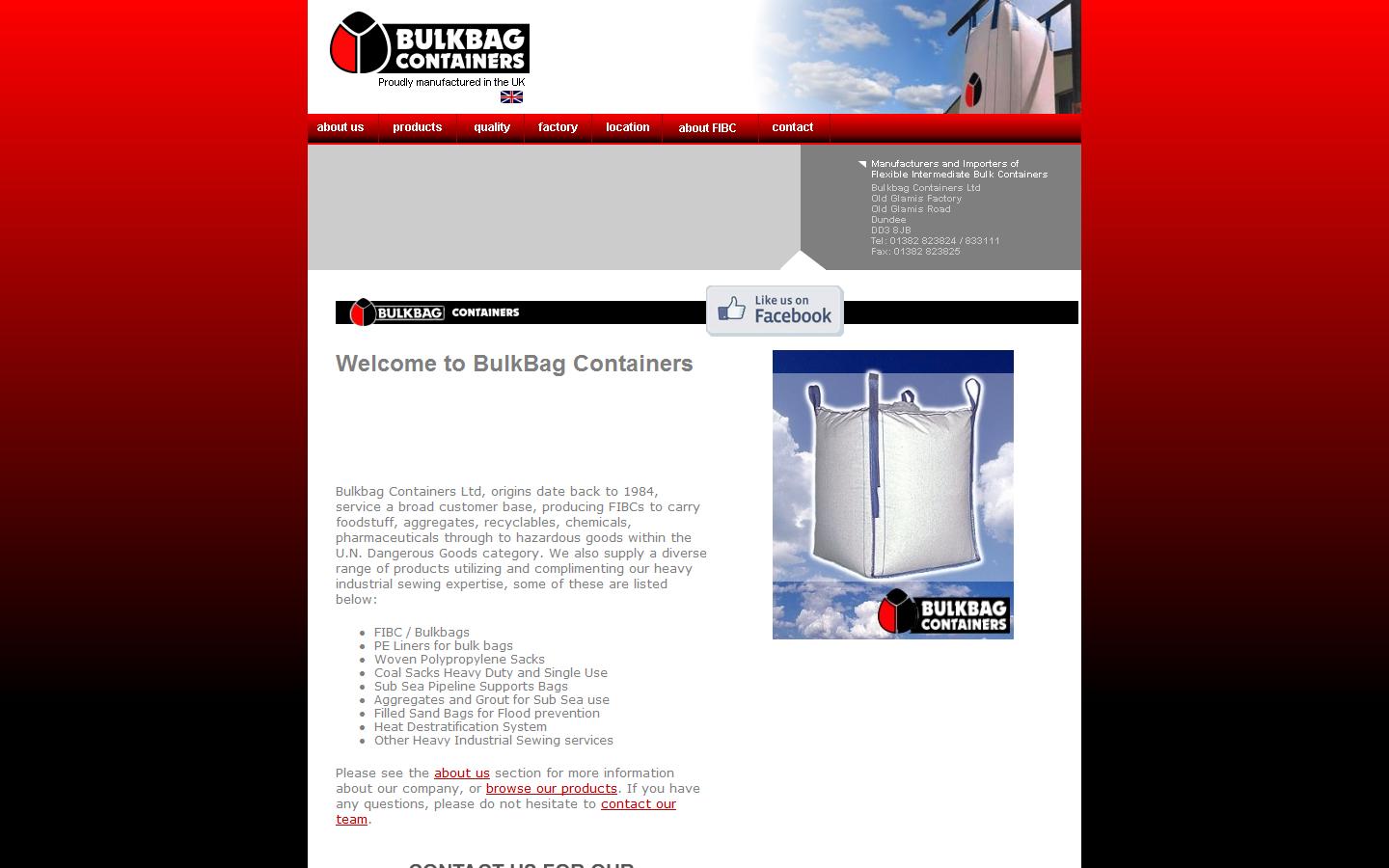Bulkbag Ltd Website