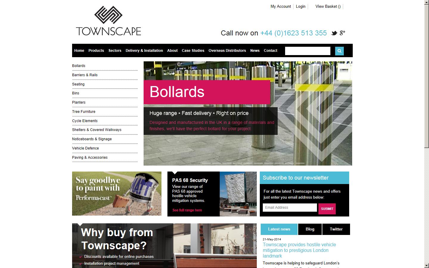 Townscape Products Ltd Website