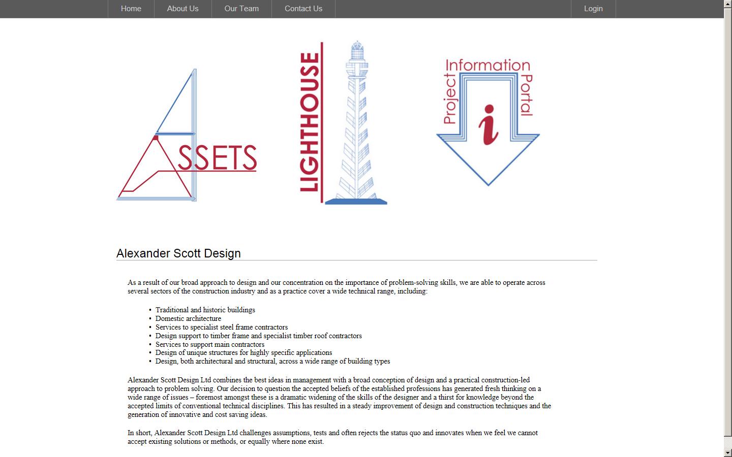Alexander Scott (Consulting Engineers) Ltd Website