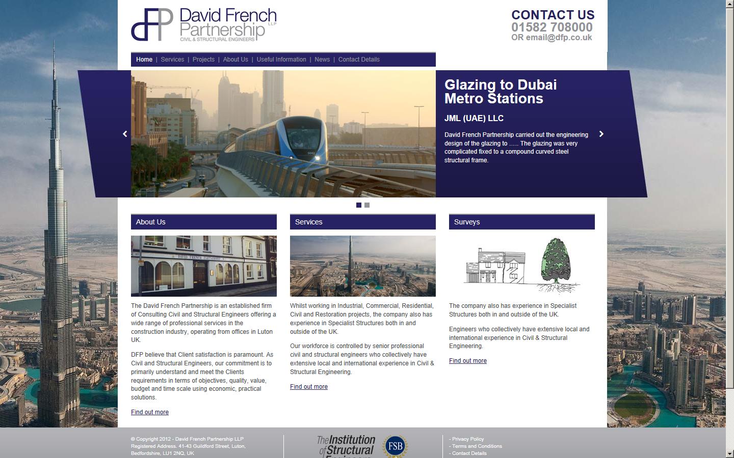 David French Partnership Website