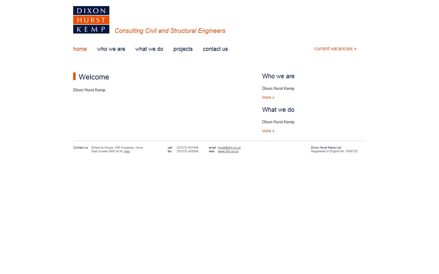 Dixon Hurst Kemp Ltd Website