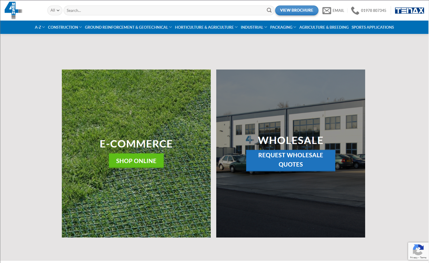 Tenax UK Ltd Website