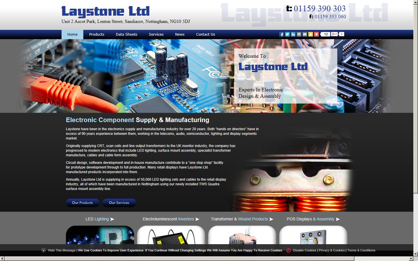 Laystone Ltd Website