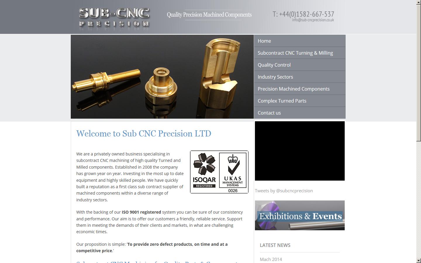 Sub-Cnc Precision Website