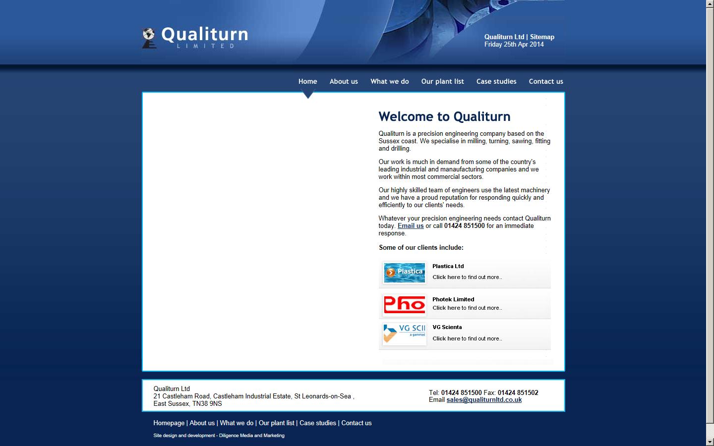 Qualiturn Ltd Website
