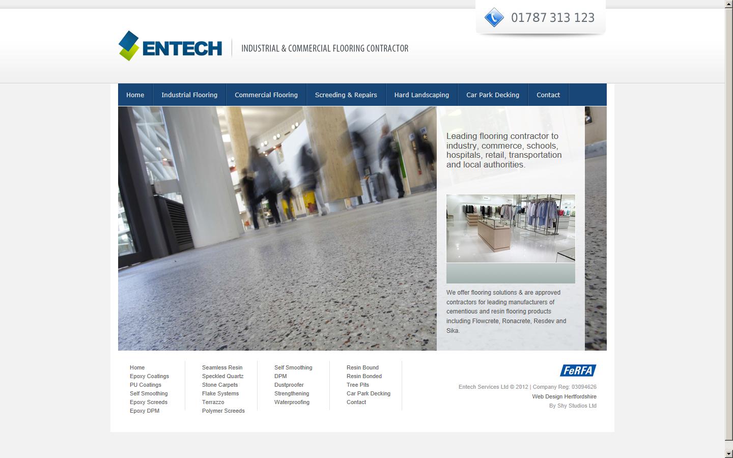 Entech Services Ltd Website