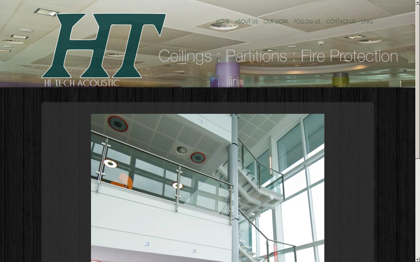 Hi-Tech Acoustic Services Ltd Website