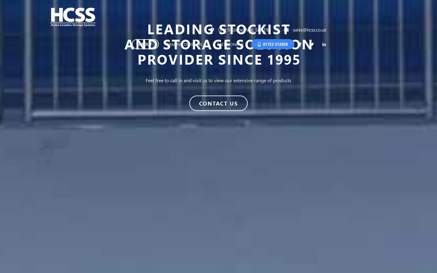 Home Counties Storage Systems Ltd Website