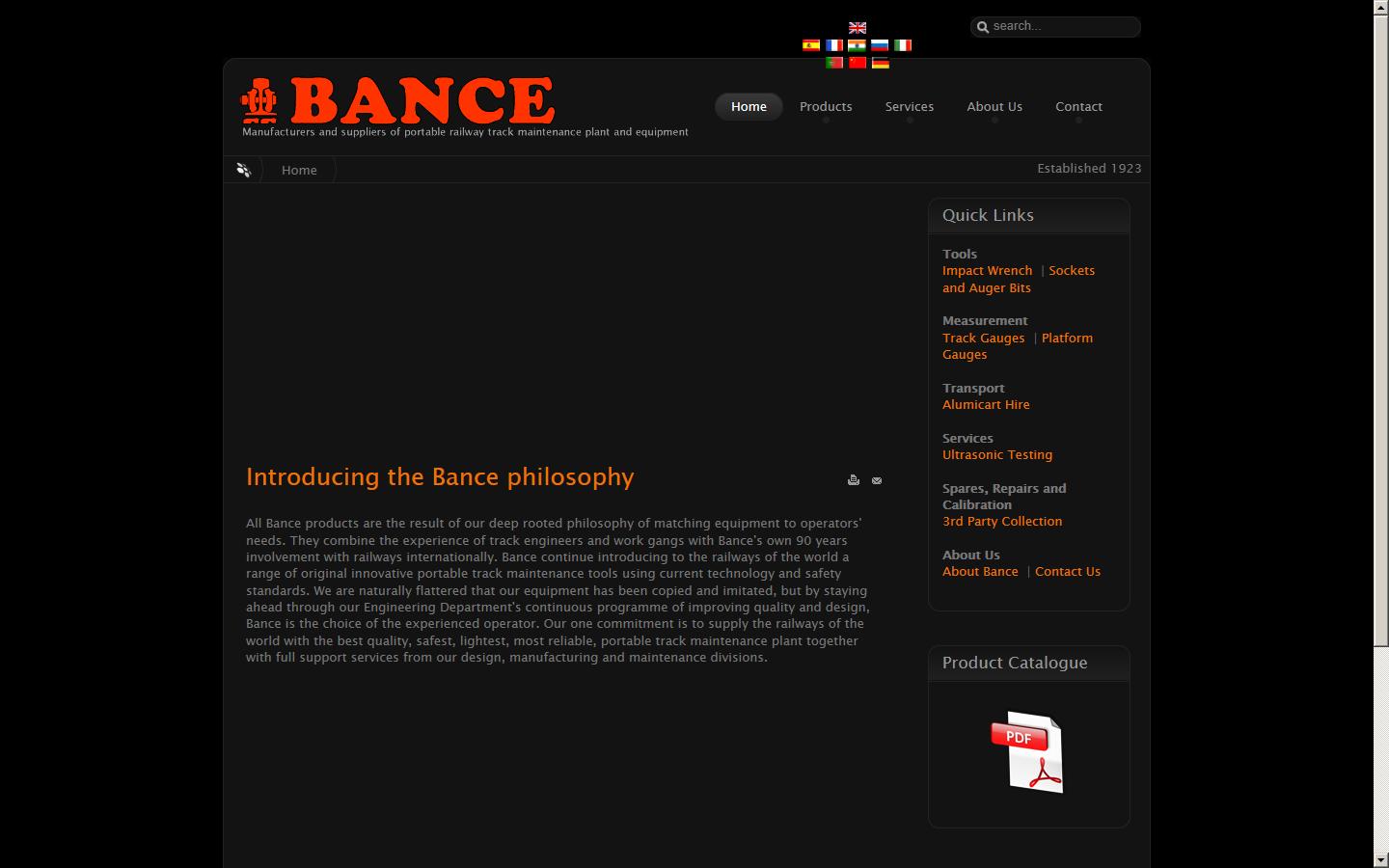 R Bance & Co Ltd Website
