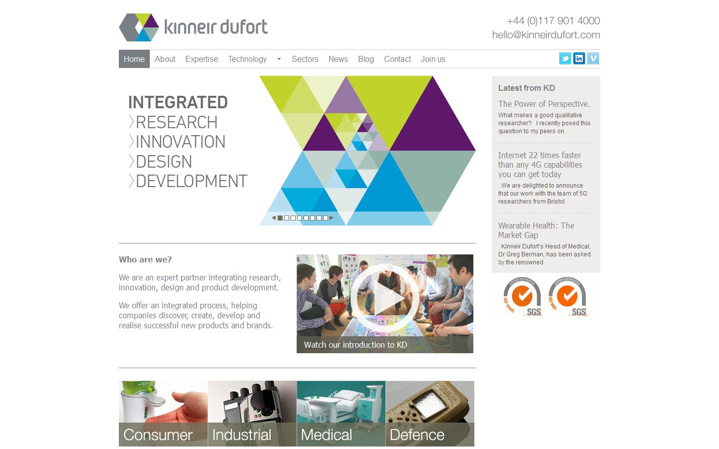 Kinneir Dufort Website