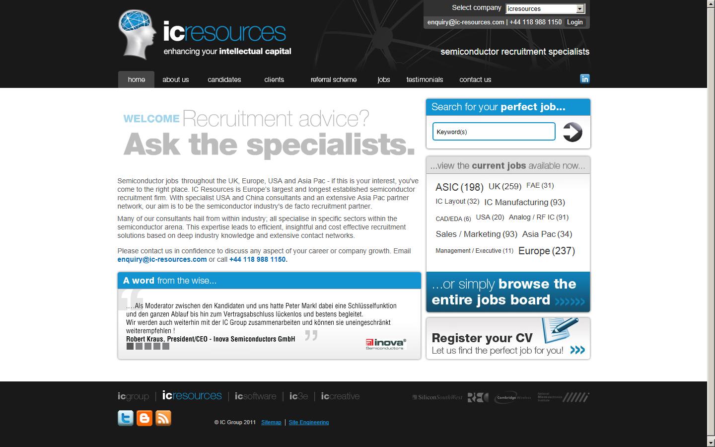 IC Resources Website