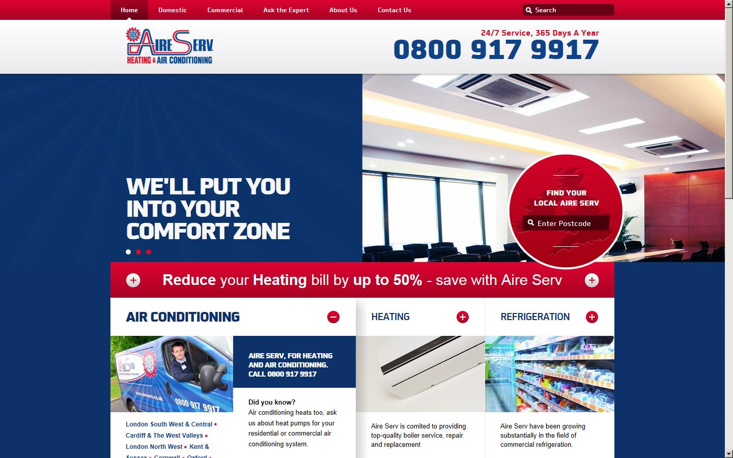 Aire Serv Website
