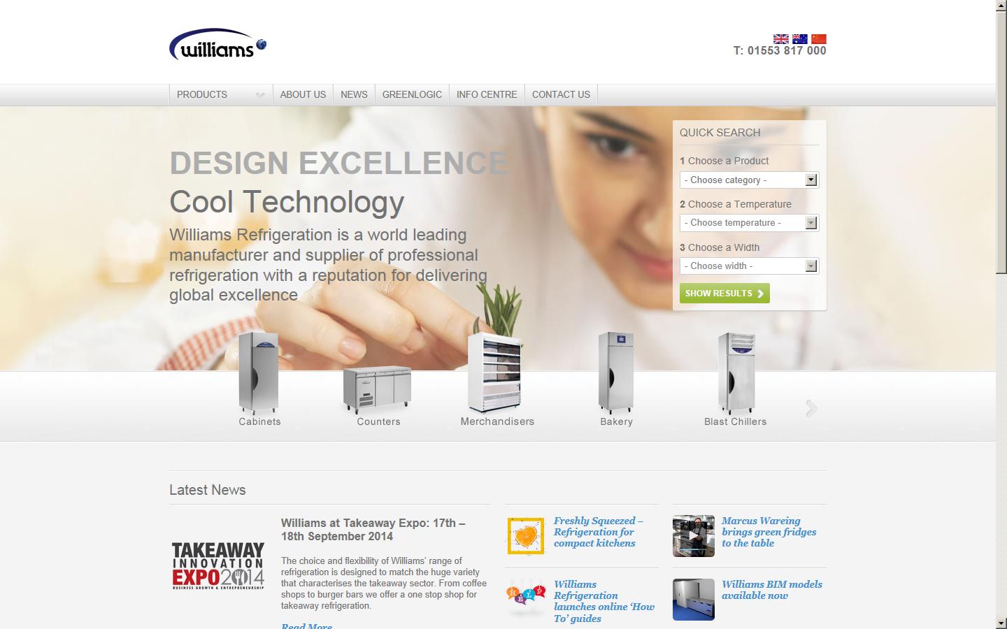 Williams Refrigeration Website
