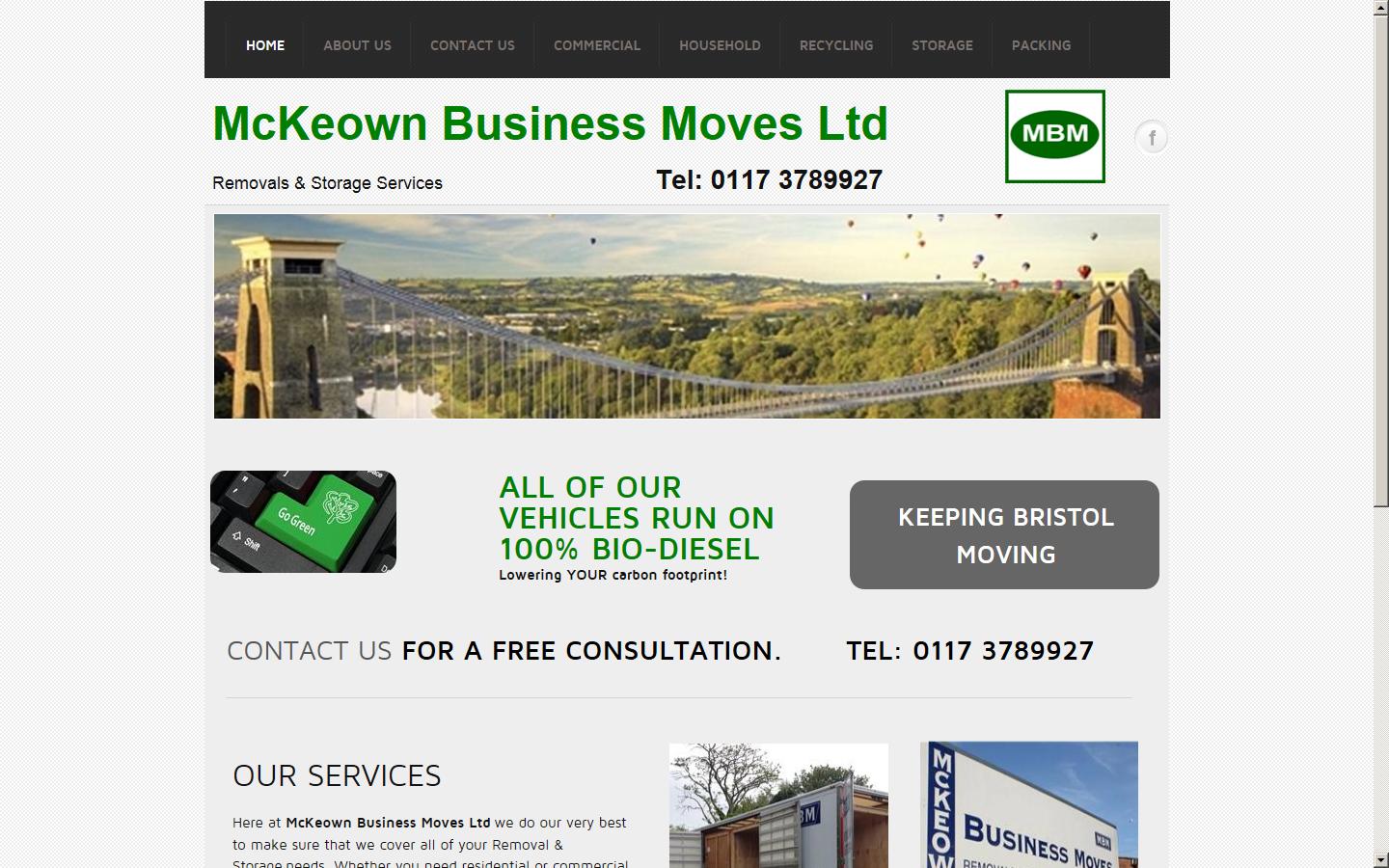 Biggles Removals Website