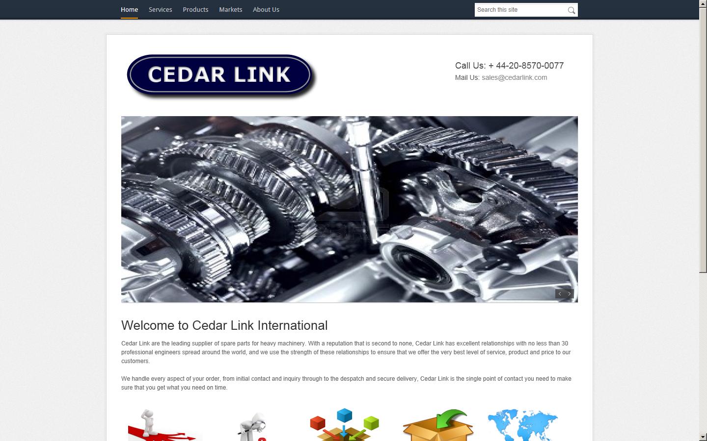 Cedar Link International Ltd Website