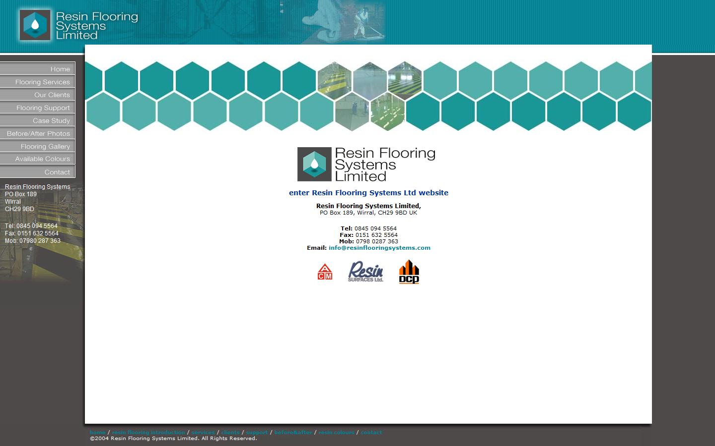 Resin Flooring Systems Ltd Website