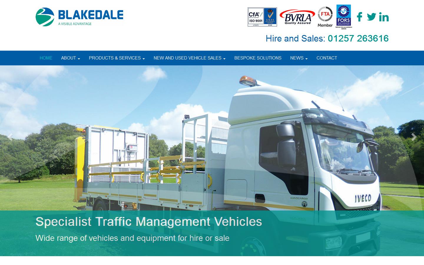 Blakedale Ltd Website