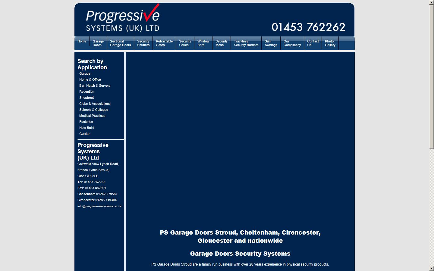 Progressive Systems (UK) Ltd Website