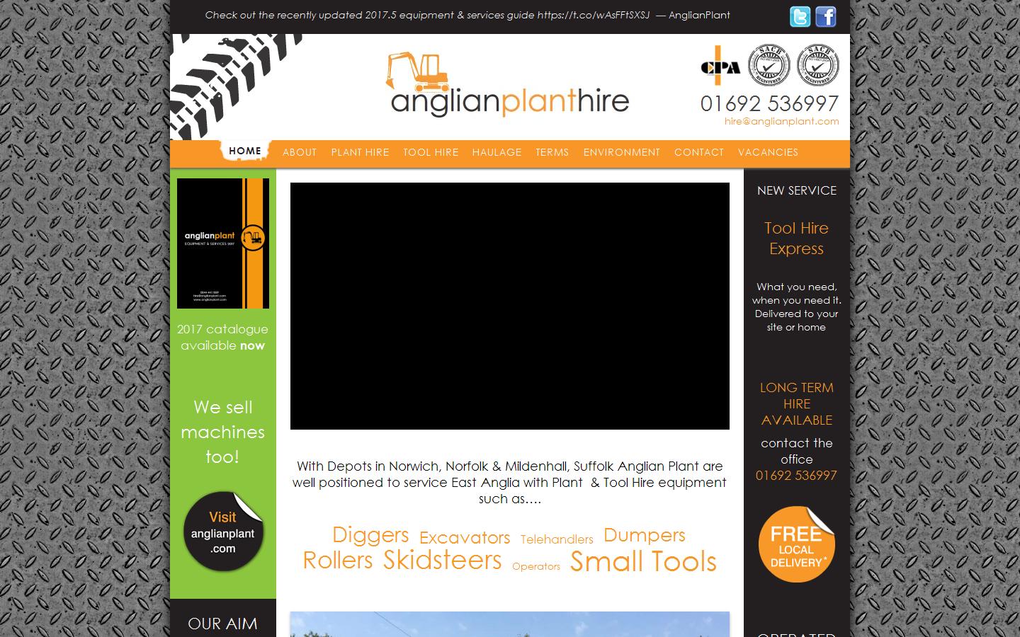 Anglian Plant Ltd Website