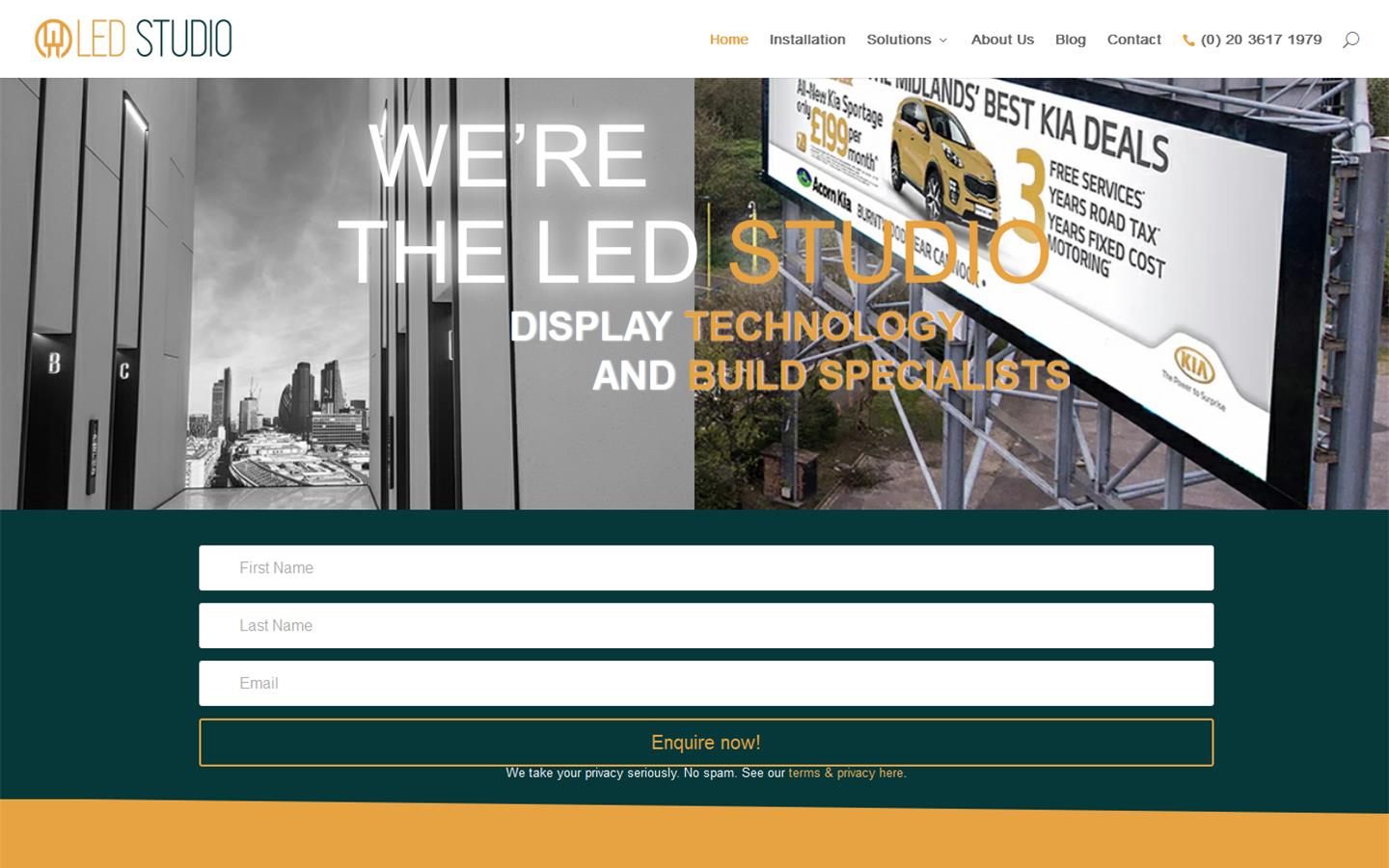 The LED Studio Website