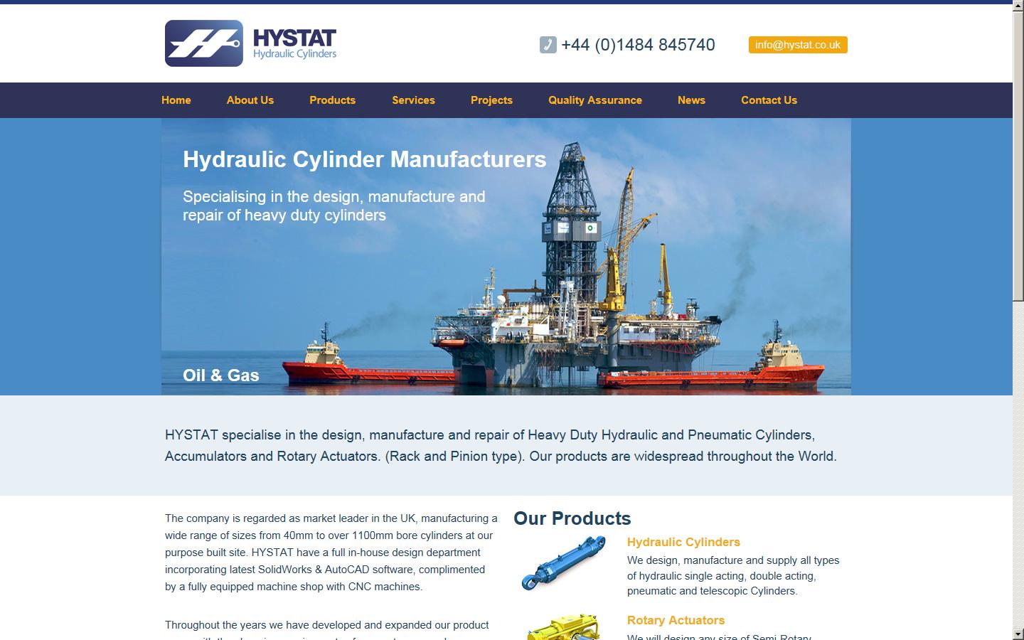 Hystat Systems Ltd Website