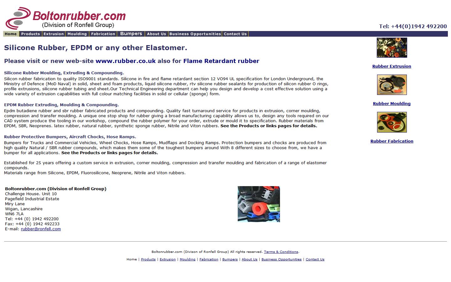 Bolton Rubber Co Ltd Website