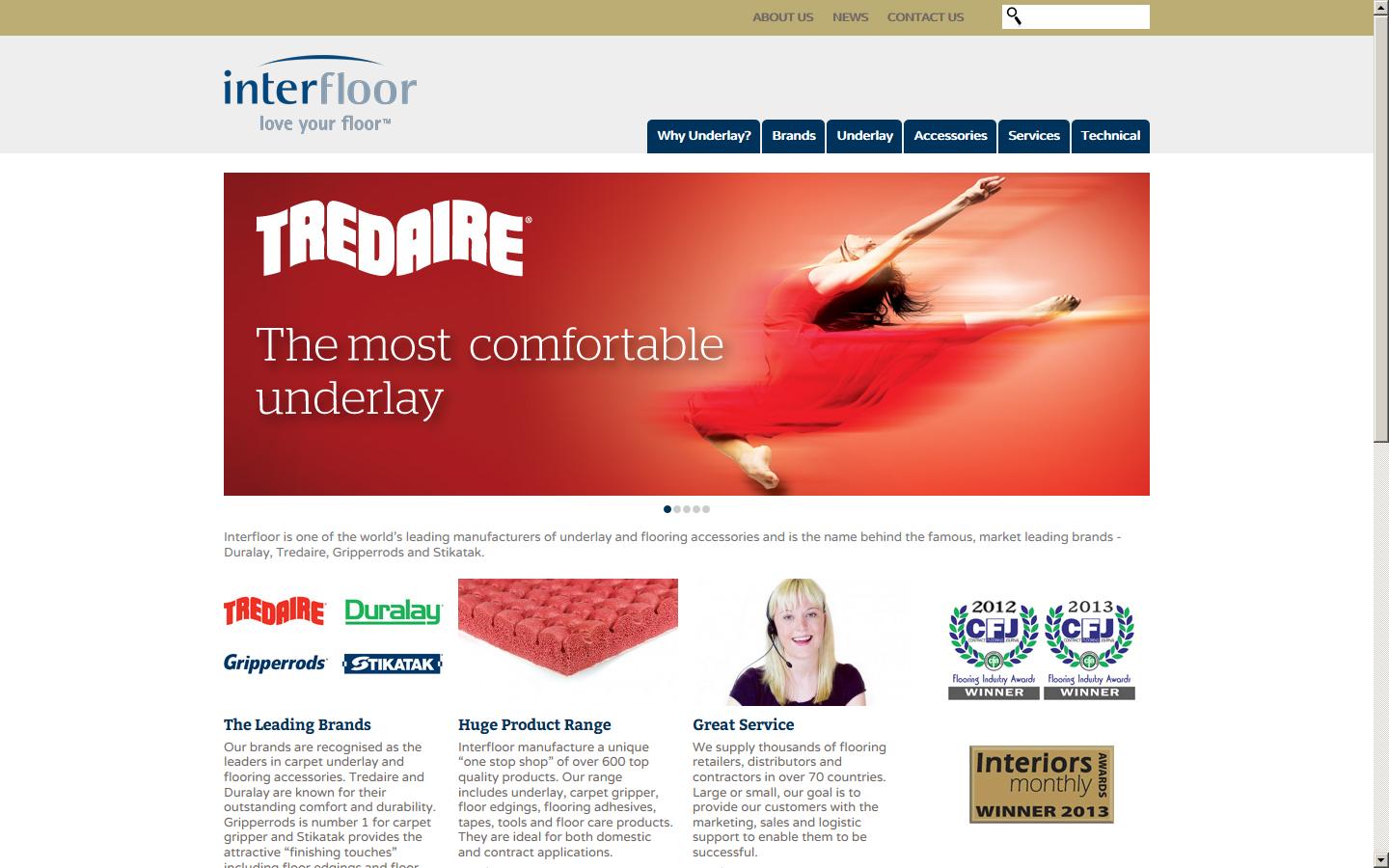 Interfloor Ltd Website