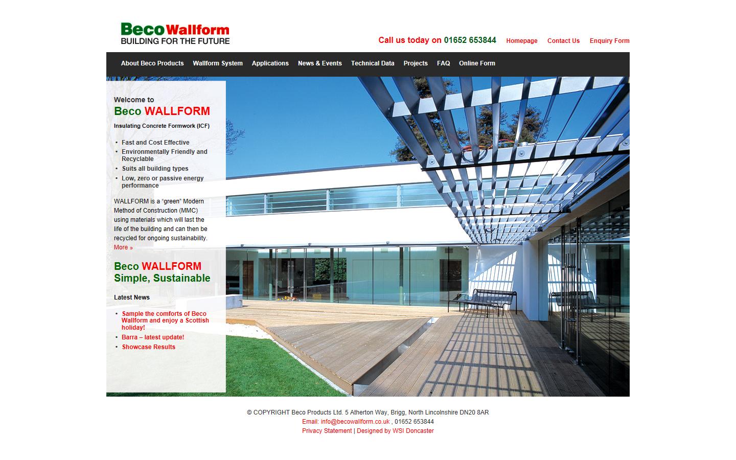 Beco Products Ltd Website