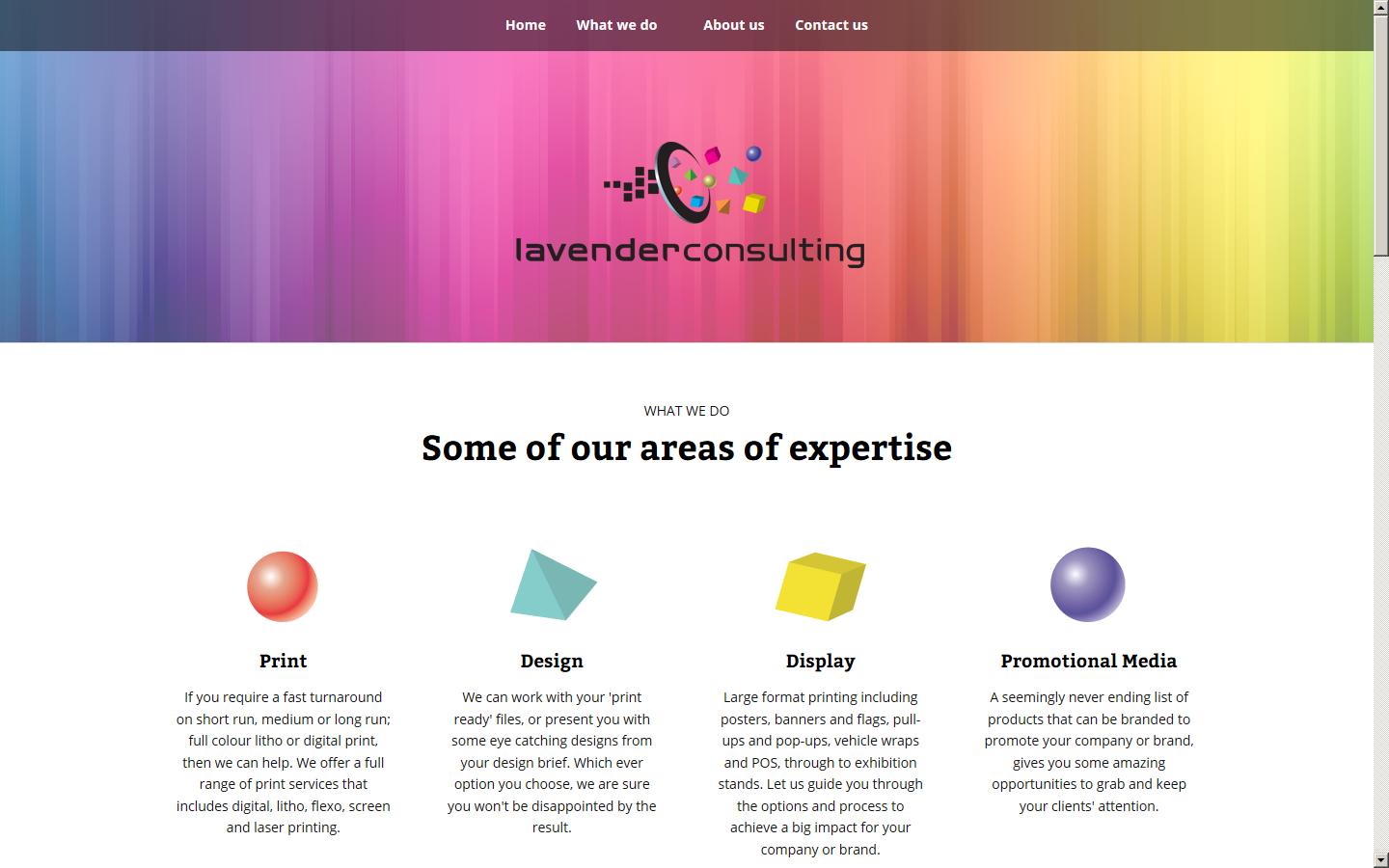 Lavender Consulting UK Limited Website