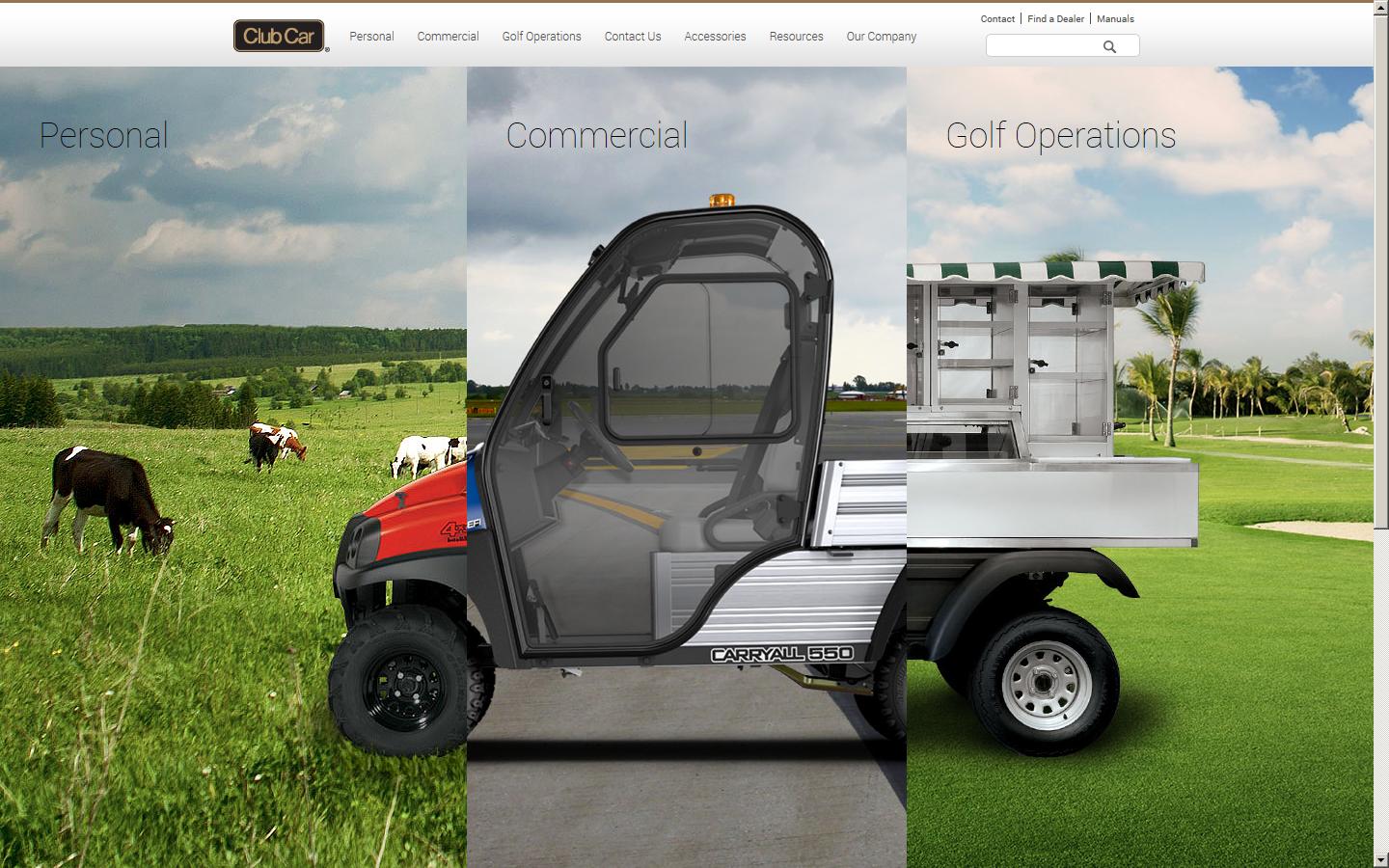 Club Car Website