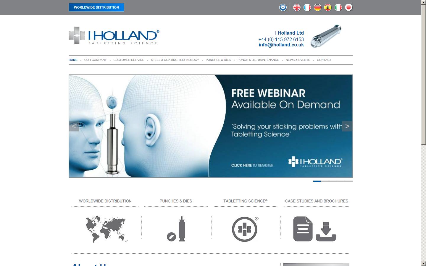 I Holland Ltd Website