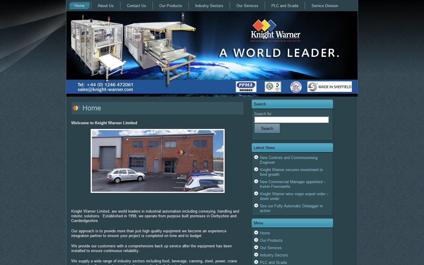 KNIGHT WARNER LTD Website