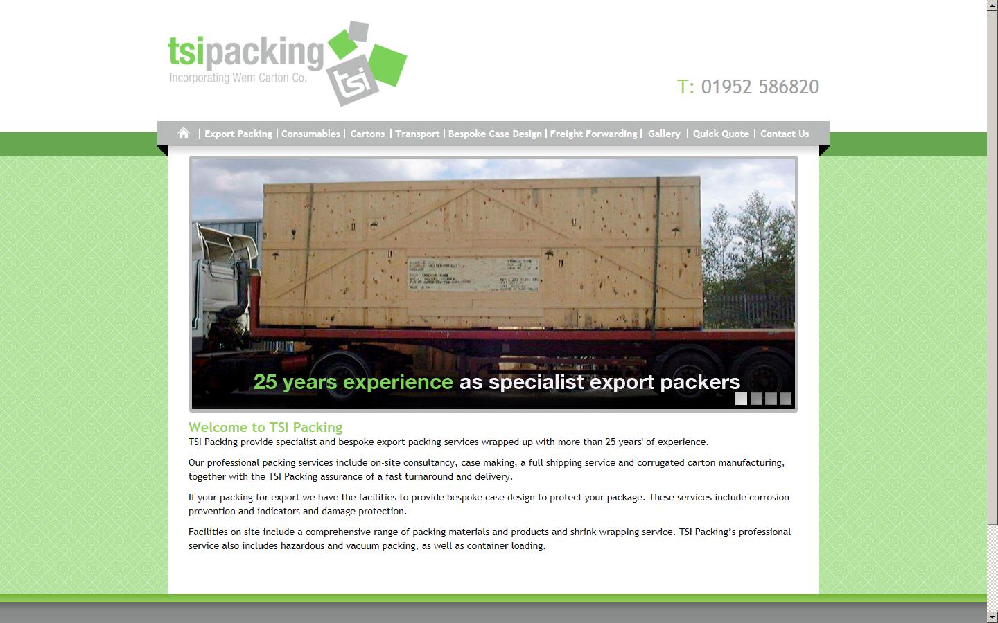 T S International Packing Ltd Website