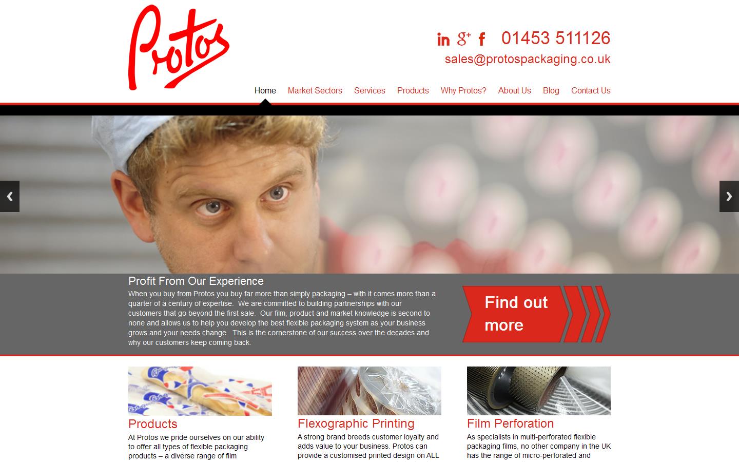 Protos Packaging Ltd Website