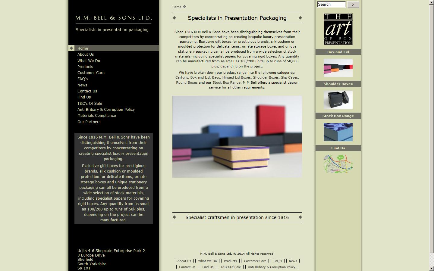 M M Bell & Sons Ltd Website