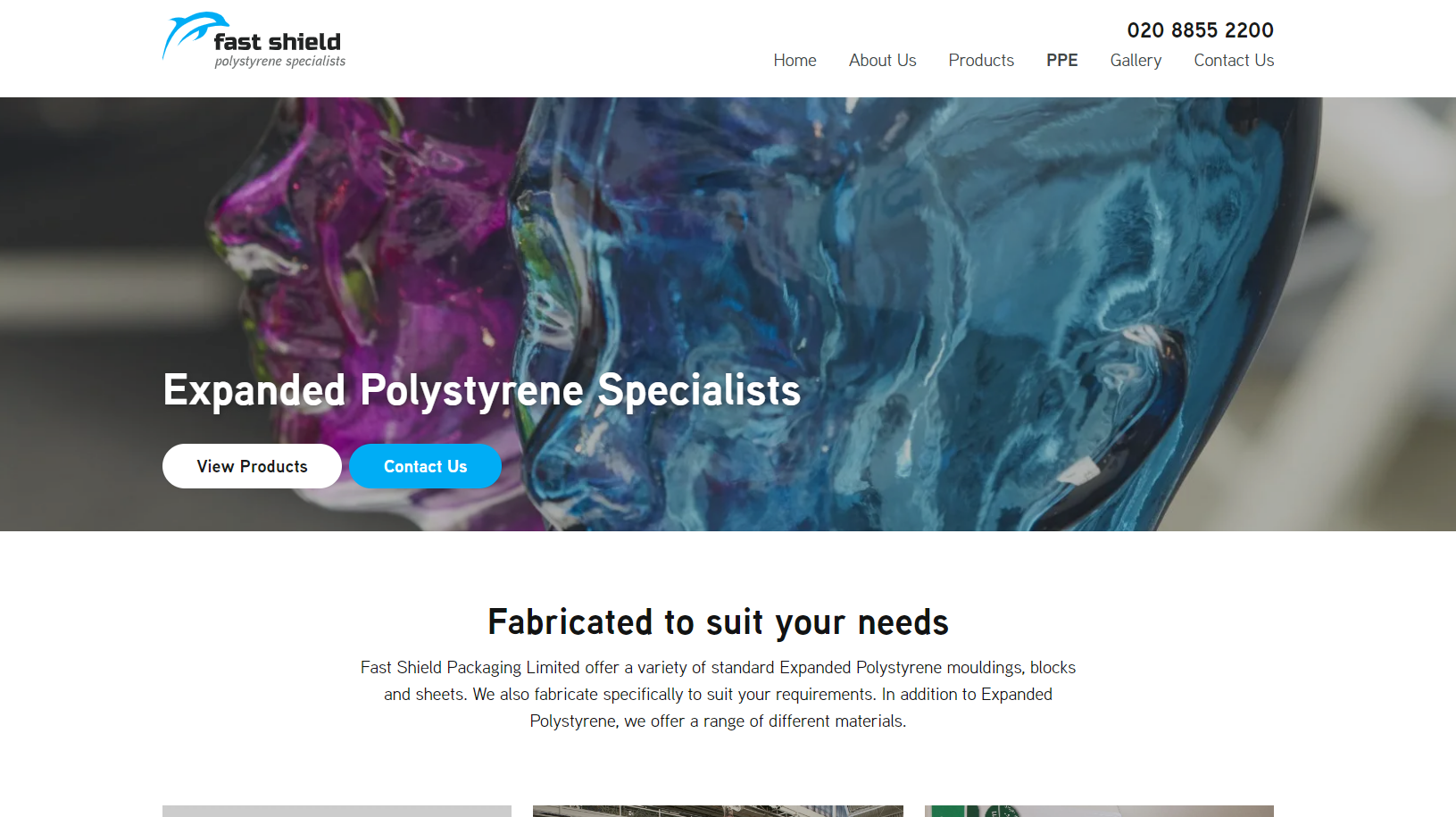 Fastshield Packaging Ltd Website