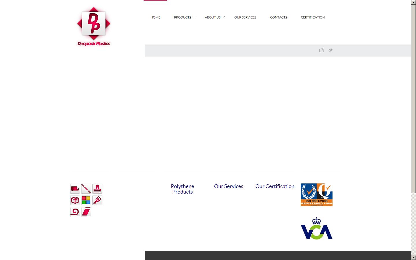 Deepack Plastics Ltd Website