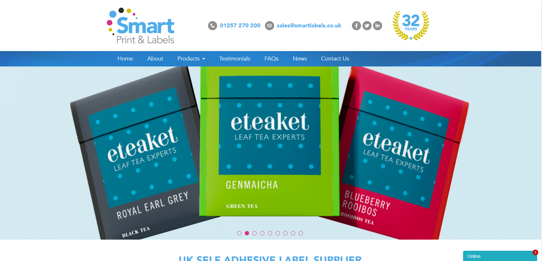 Smart Labels Website