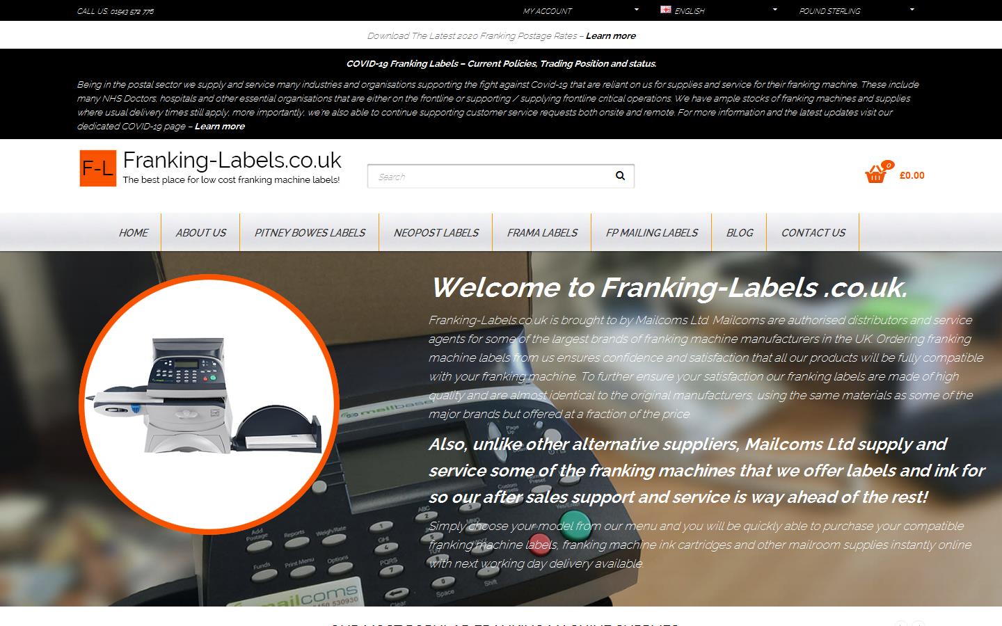 Mailcoms Ltd Website